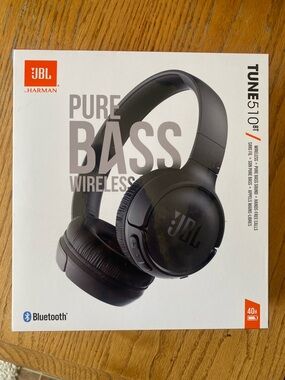 JBL TUNE 510BT Wireless Headphones - Black